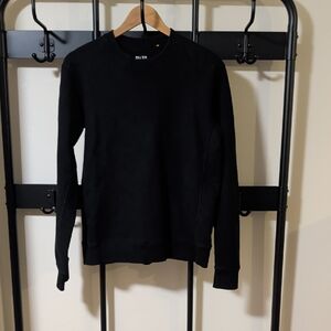 Men's Classic Black Crewneck Sweater